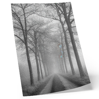 Premium wall art Misty Tree Alley Modern Minimalism