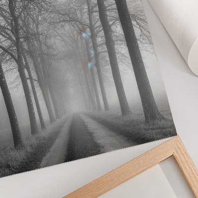Premium wall art Misty Tree Alley Modern Minimalism