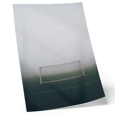 Art print Goal on the pitch fog calm minimalism