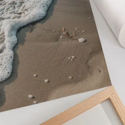 Premium wall art sand, water, delicacy, and harmony