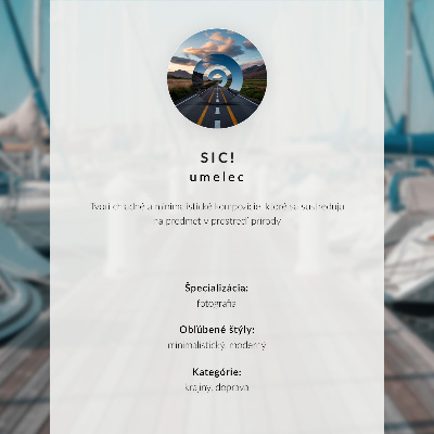 Art print Cable car against the blue sky