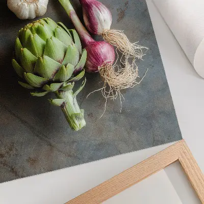 Rustic vegetable wall art a charming and fresh composition
