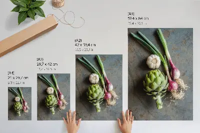 Rustic vegetable wall art a charming and fresh composition