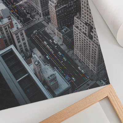 Poster Modern skyscrapers on New York streets