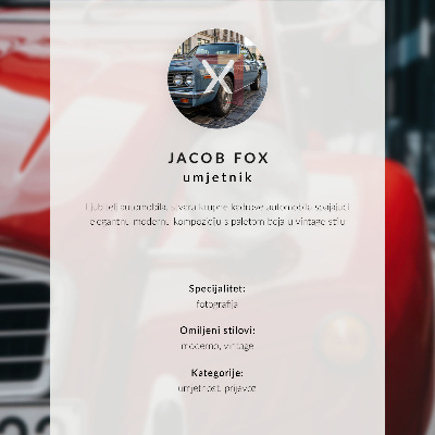 Premium wall art Classic car, expressive details, retro atmosphere