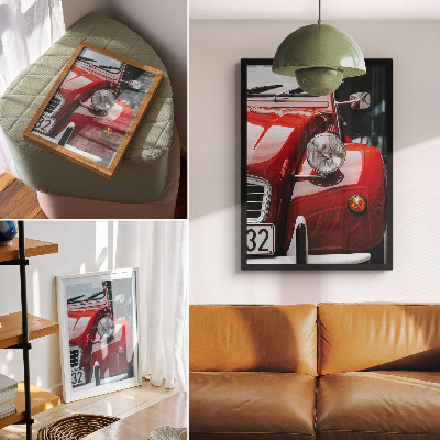 Premium wall art Classic car, expressive details, retro atmosphere