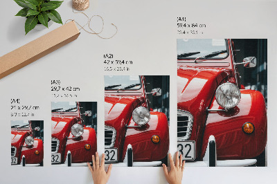 Premium wall art Classic car, expressive details, retro atmosphere