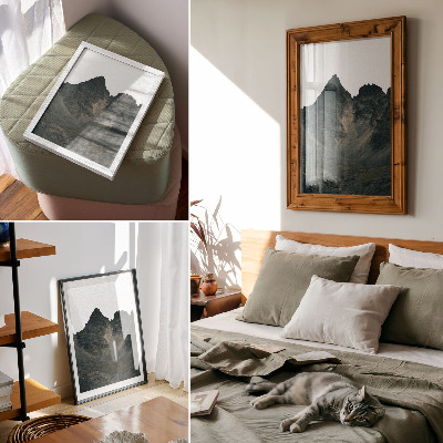 Poster Majestic mountain peaks, raw nature