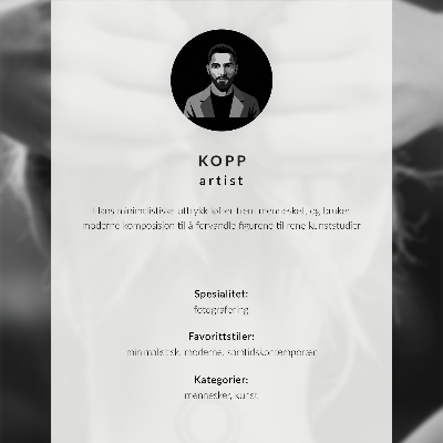 Decorative poster Black and white minimalist hand gesture