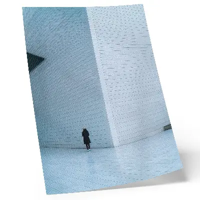 Decorative poster with geometric patterns