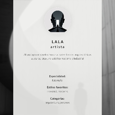 Premium wall art Curved architecture monochromatic tones