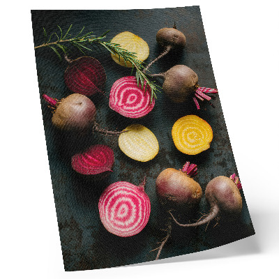 Premium wall art Beetroot and rosemary natural warm shades