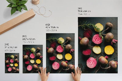 Premium wall art Beetroot and rosemary natural warm shades