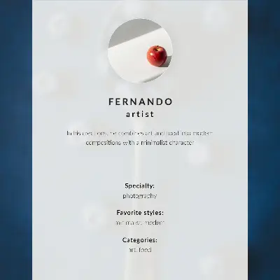 Premium wall art blueberries on a spoon on a blue background