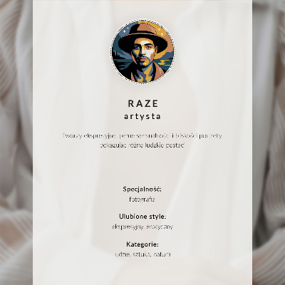 Art print The delicacy of the body and nature in a minimalist approach