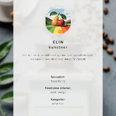 Decorative poster featuring an old turquoise coffee grinder with coffee beans and green leaves