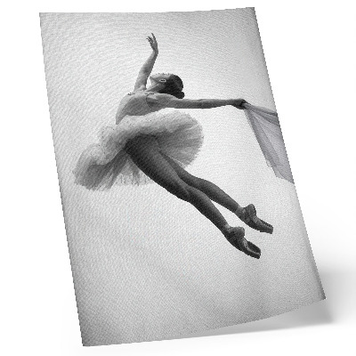 Art print A ballerina in motion with grace and lightness