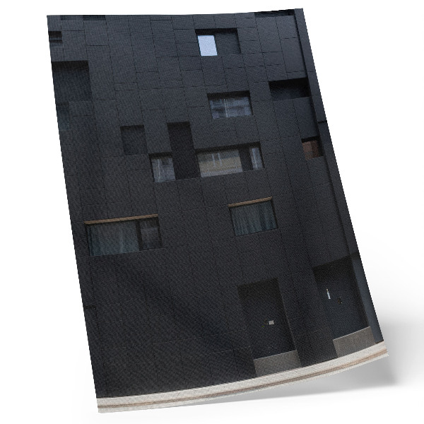 Art print Minimalist facade geometric shapes harmony
