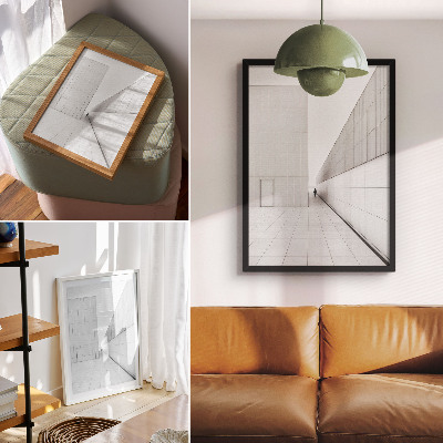 Poster Minimalist geometric architecture
