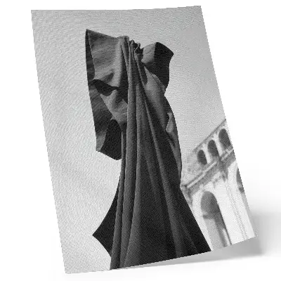 Minimalist architectural fabric wall art premium composition