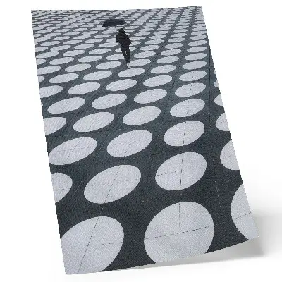Decorative poster geometric patterns with black and white contrast