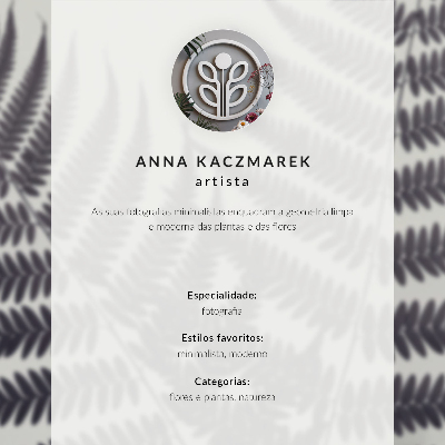Art print Symmetrical leaves on a light background