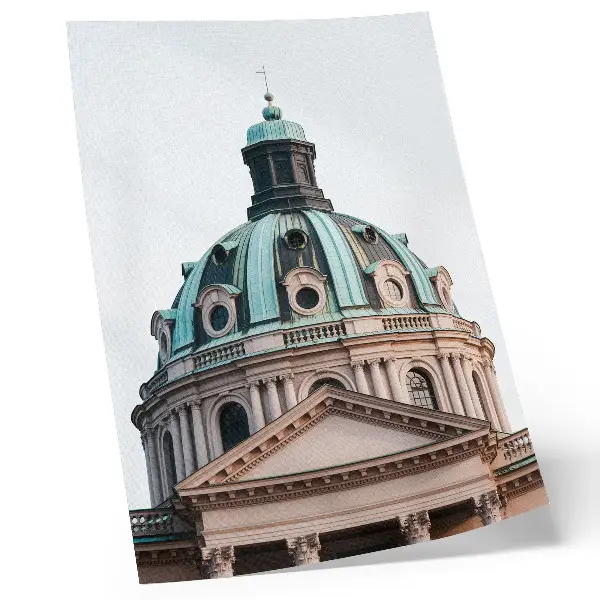 Premium wall art impressive dome details in classic architecture