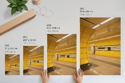 Decorative poster with bright dynamic futuristic and harmonious space patterns
