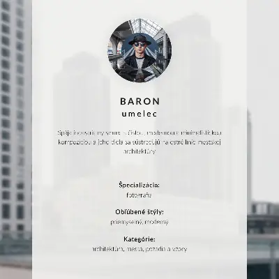 Modern skyscrapers poster cleanliness in minimalism