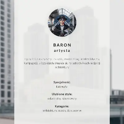 Modern skyscrapers poster cleanliness in minimalism