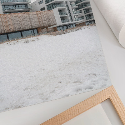 Art print Modern buildings minimalist architecture