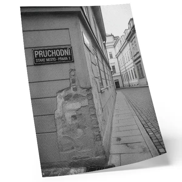 Premium wall art facades of old buildings with architectural details