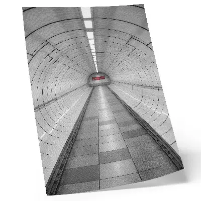 Futuristic space modern ceiling lighting decorative poster