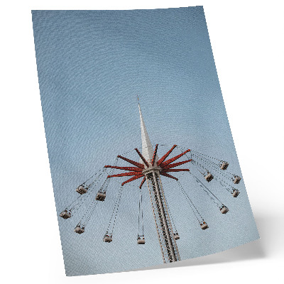 Art print Carousel Tower, Dynamic Movement, Minimalism