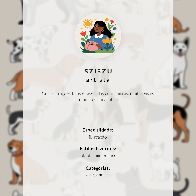Decorative poster Cat and Mouse Color Set and Fairytale Characters