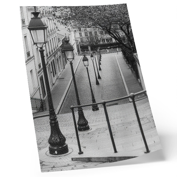 Premium wall art Charming lanterns, beautiful architecture, street