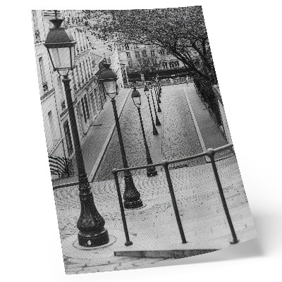Premium wall art Charming lanterns, beautiful architecture, street