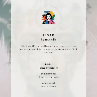 Art print face profile with dynamic modern lines