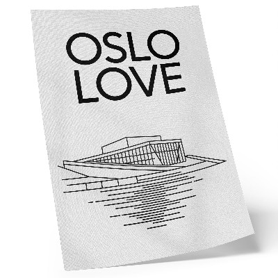 Poster Black and white contrast modern architecture text