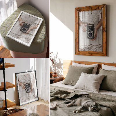 Decorative poster Camera lace dress delicacy nostalgia