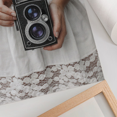 Decorative poster Camera lace dress delicacy nostalgia