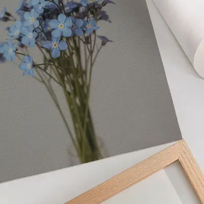 Flower composition poster a unique design for a modern interior