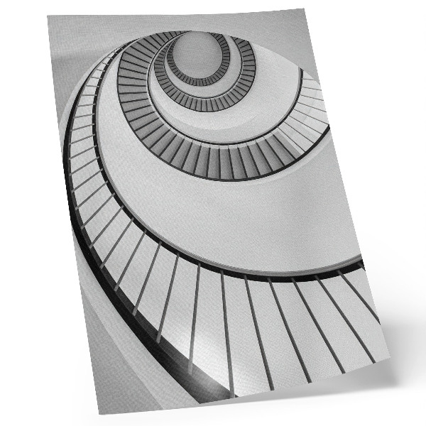 Premium wall art Spiral staircase mesmerizing geometry elegance