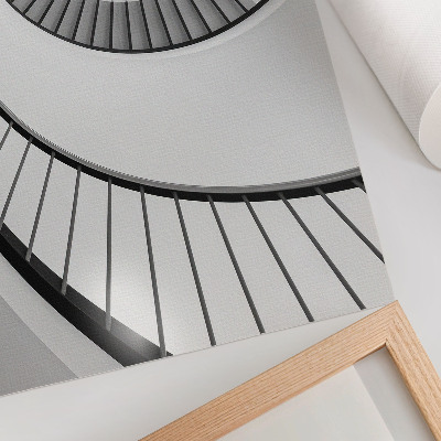 Premium wall art Spiral staircase mesmerizing geometry elegance