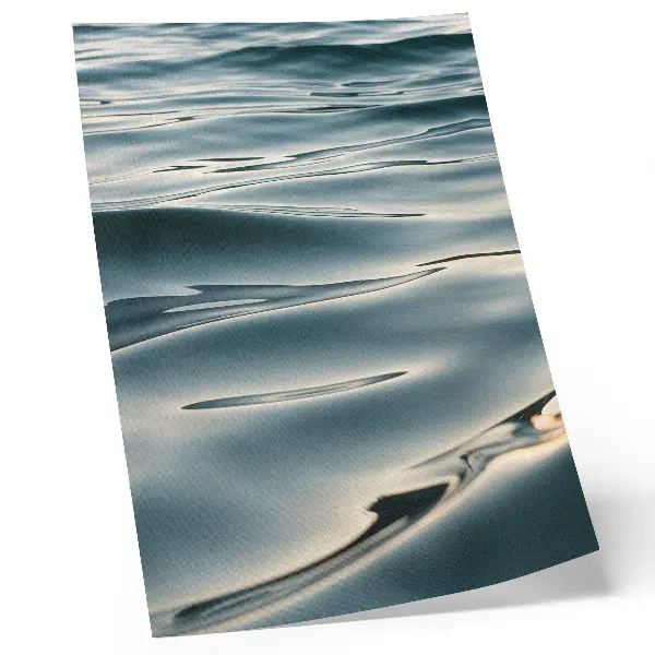Calm Waves Poster harmony and peaceful relaxation design