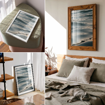 Poster Calm waves harmony peace gentleness relaxation