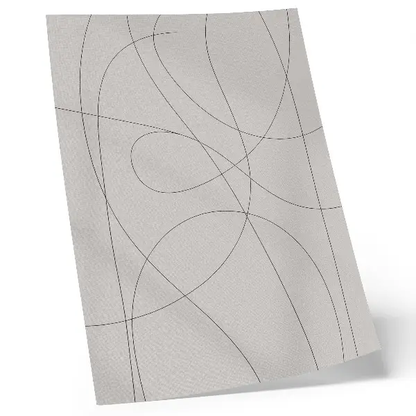 Decorative poster creative lines on a neutral background