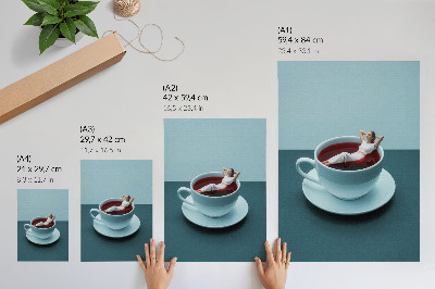 Premium wall art A surreal cup of relaxation