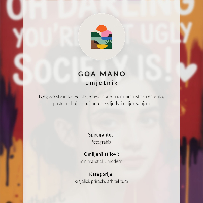Decorative poster Figure on the edge with a balloon emotional reflection
