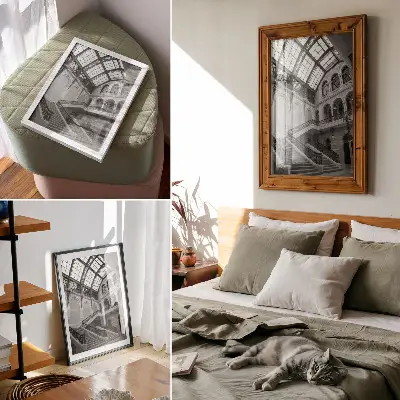 Premium wall art for large windows and high ceilings